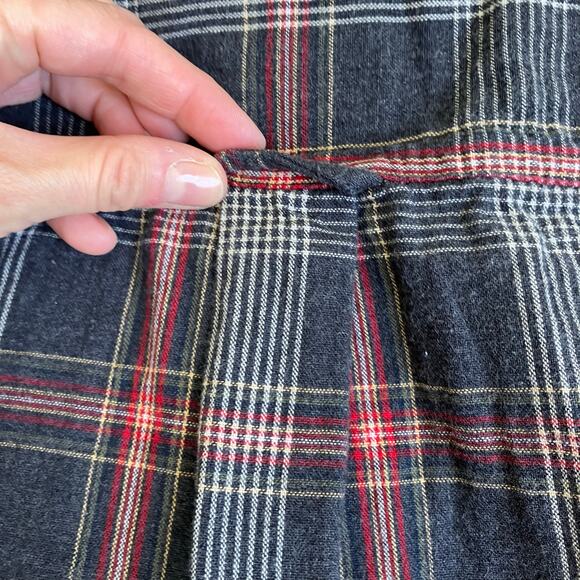 Chaps RL Mens Sz XXL Grey Plaid Button Down Shirt Double Cloth Cotton Casual - Picture 12 of 16